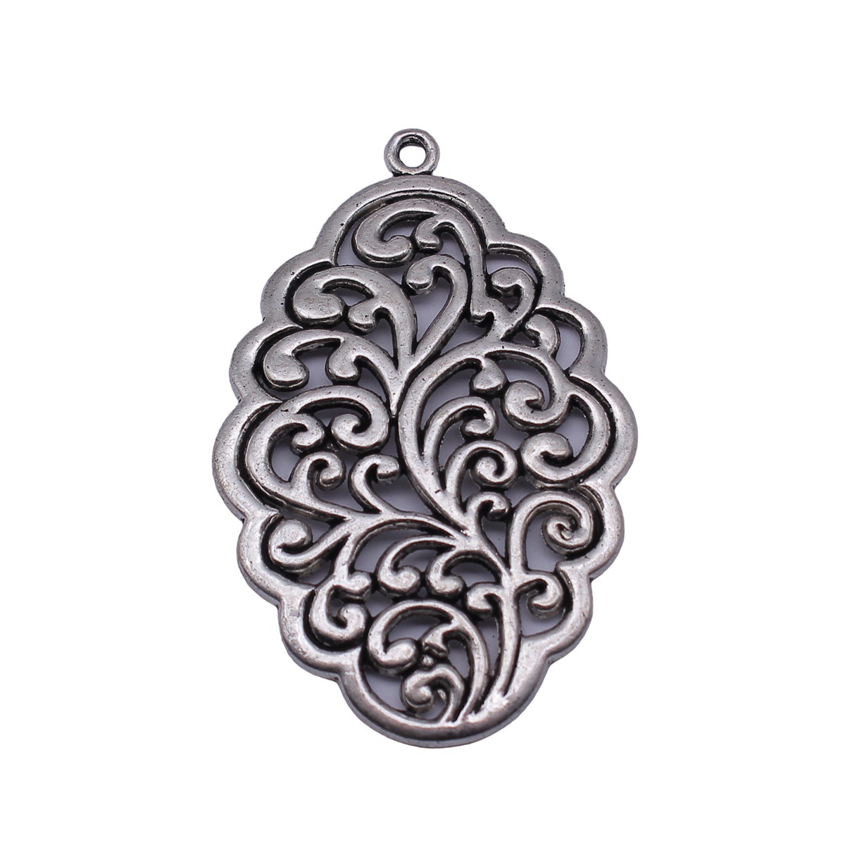 Ethnic Modern Fashion - Pendentif Mandala ethnique bohème, breloques fleur