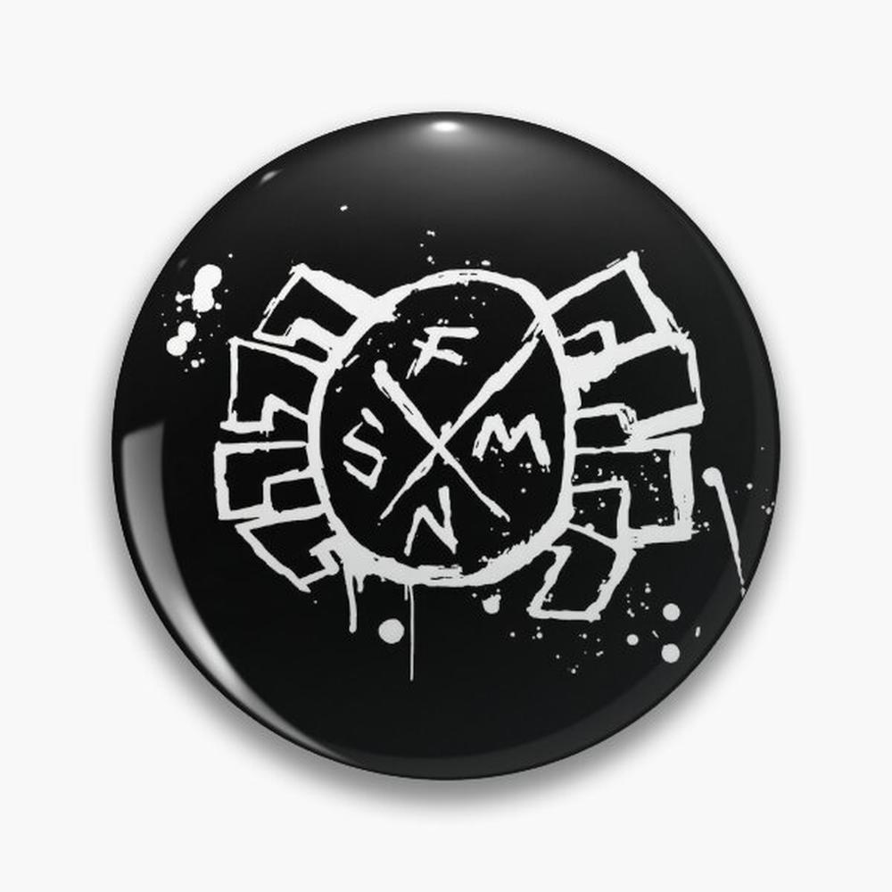 Ethnic Modern Fashion - Broche Personnalisée avec Logo Punk Araignée,