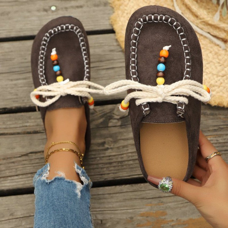 Ethnic Fashion Style - Mocassins à enfiler pour femmes 2026,