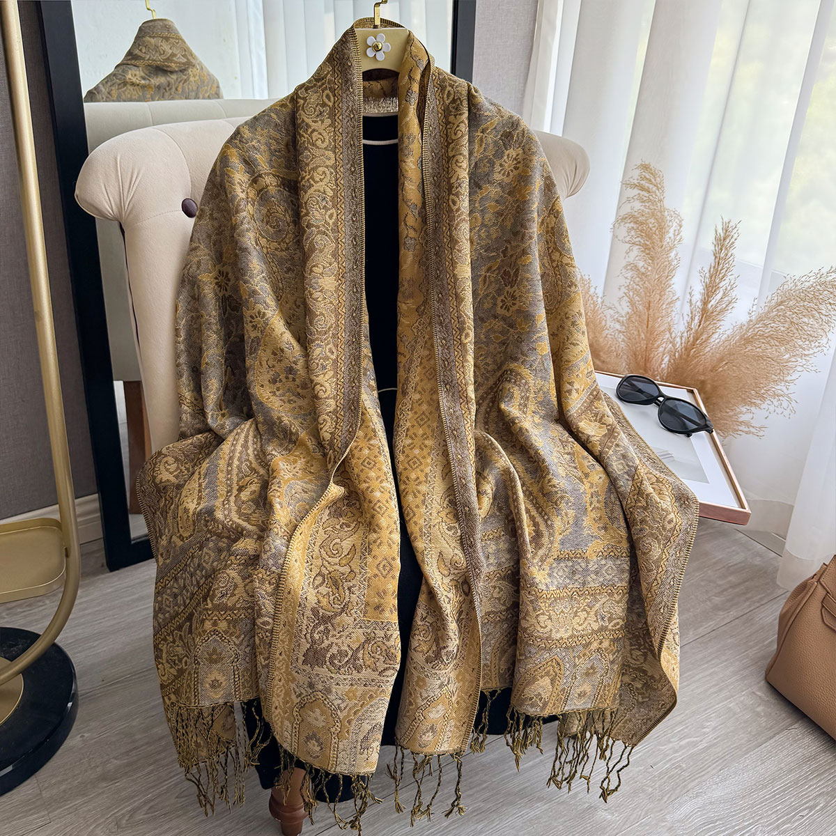 Ethnic Fashion Design - 2025 gland couverture conception Style ethnique