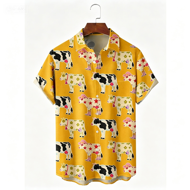 Ethnic Fashion Style - Chemise Hawaïenne Tendance à Motifs Floraux