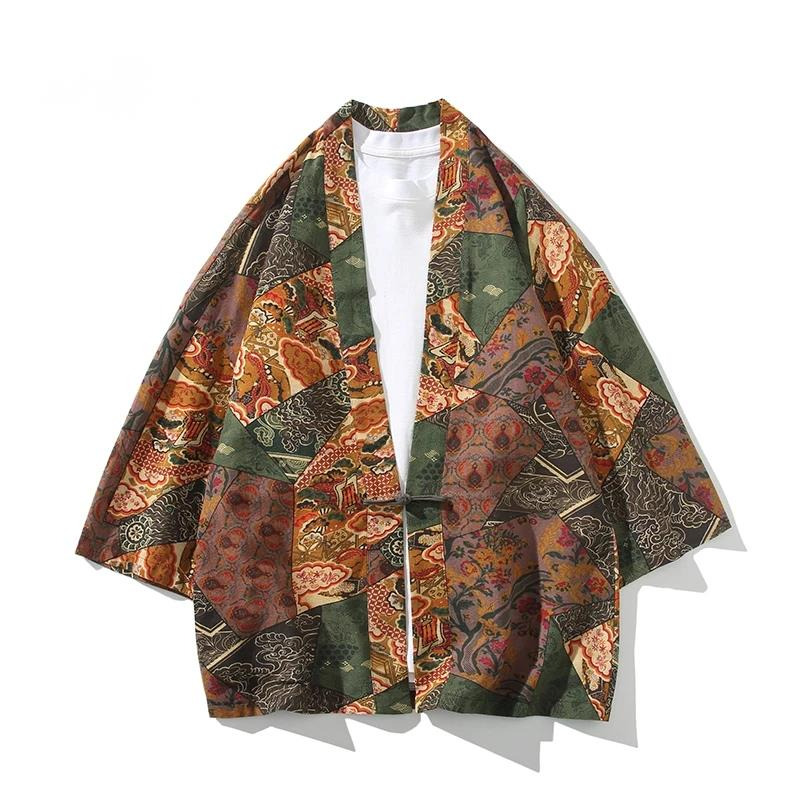 Ethnic Fashion Style - Style ethnique imprimé Yukata hommes femmes