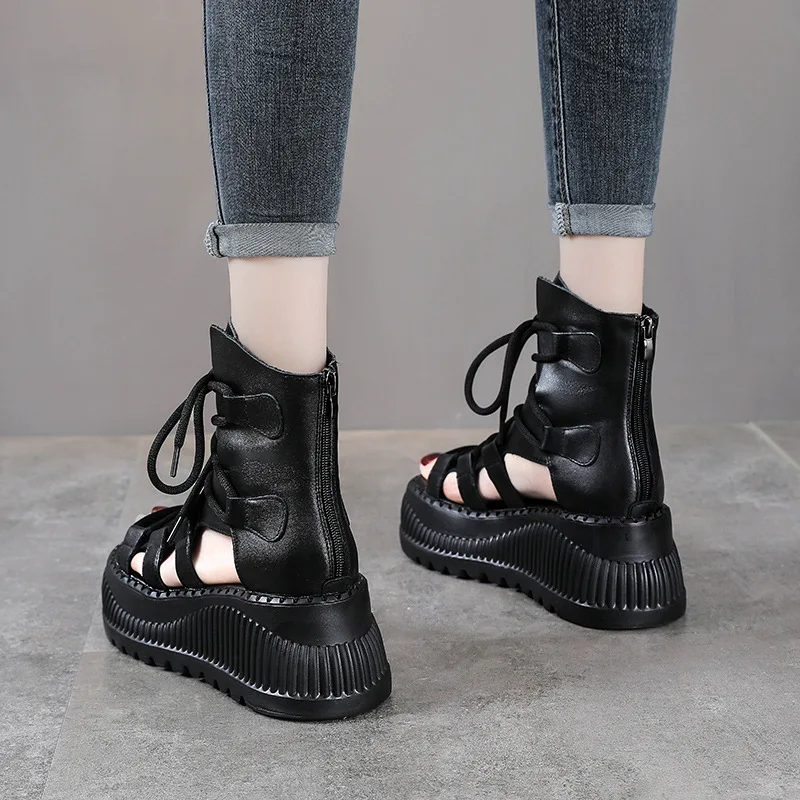 Bottines ethniques en cuir vér - Ethnic Fashion Style avis et prix