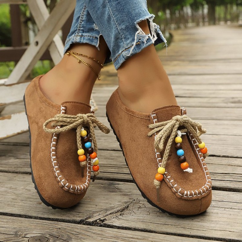 Mocassins à enfiler pour femme - Ethnic Fashion Style avis et prix