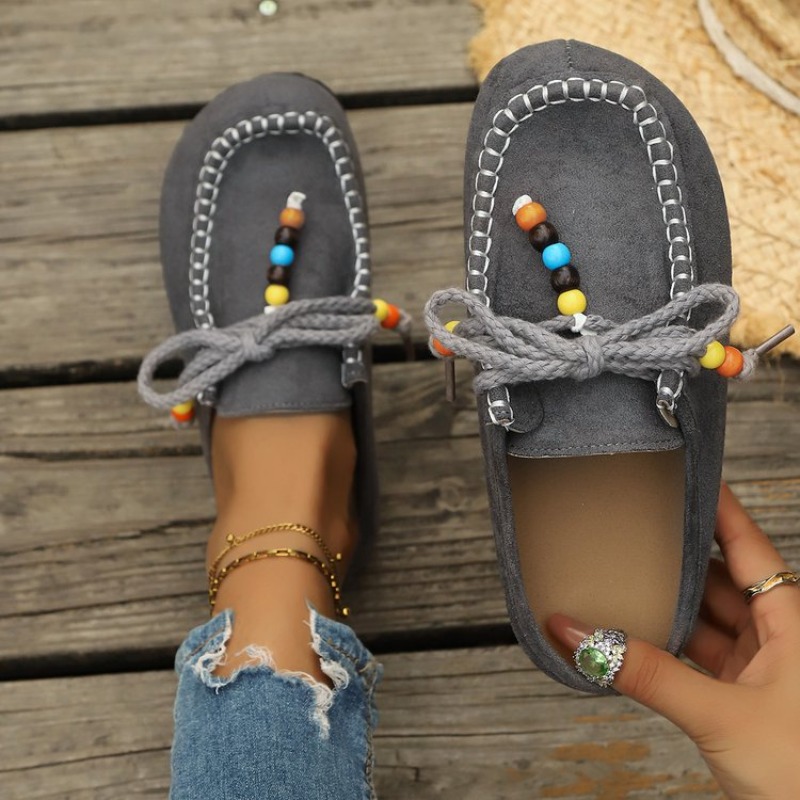 Mocassins à enfiler pour femme - Ethnic Fashion Style avis et prix