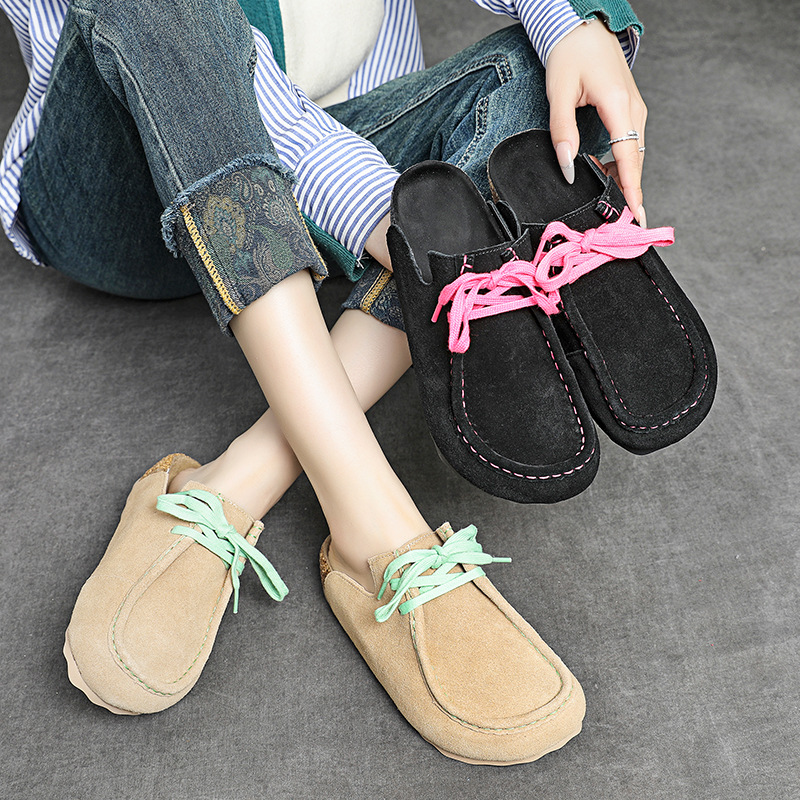 Pantoufles compensées en cuir  - Ethnic Fashion Style avis et prix