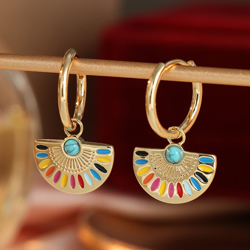 Boucles d'oreilles pendantes é - Ethnic Chic Fashion avis et prix