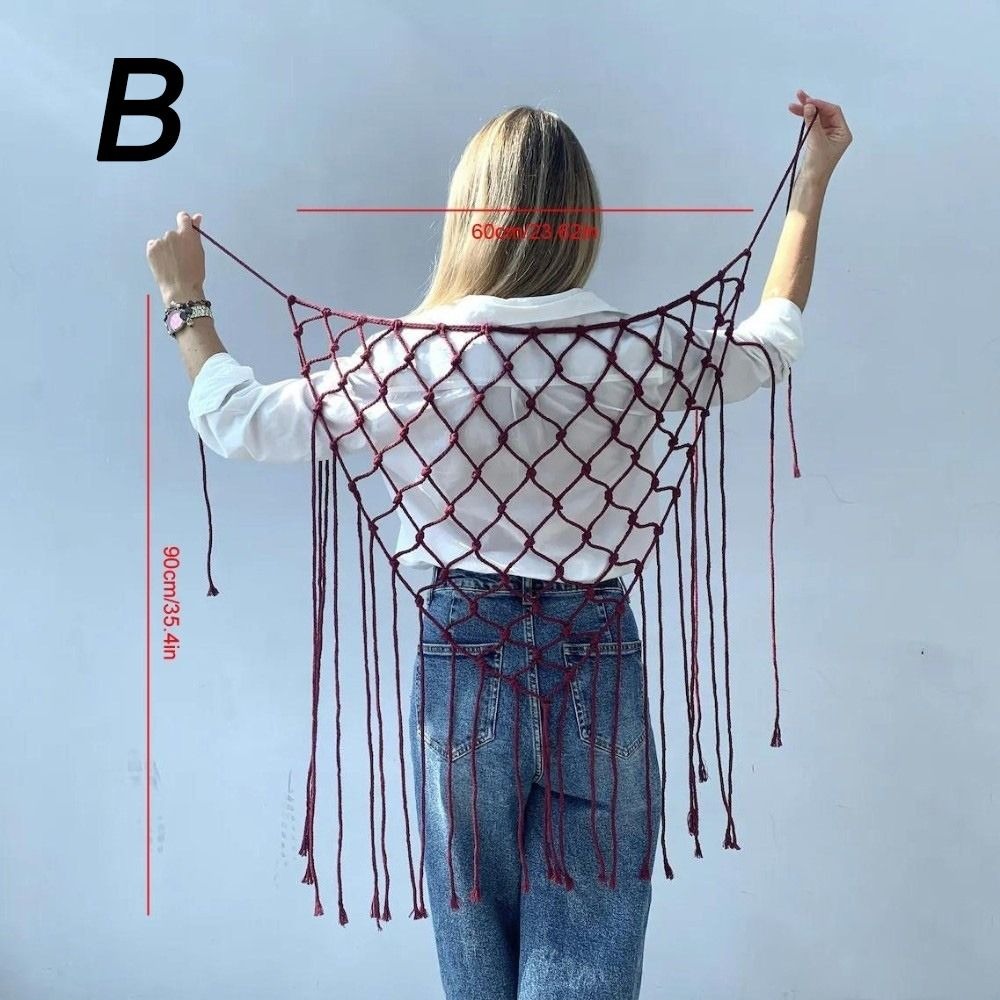Écharpe-châle bohème à franges - Ethnic Fashion Design avis et prix