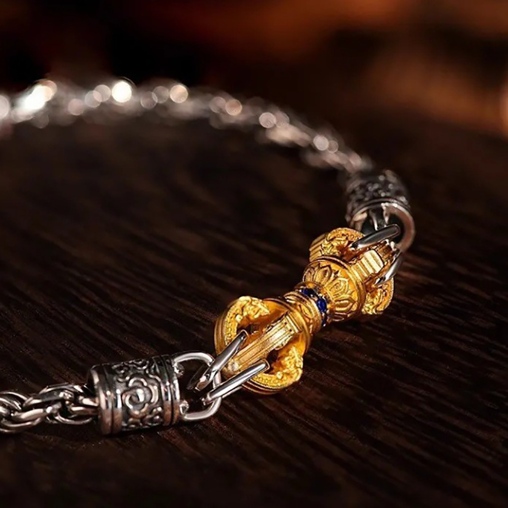 Bracelet tibétain bouddhiste c - Ethnic Chic Fashion avis et prix