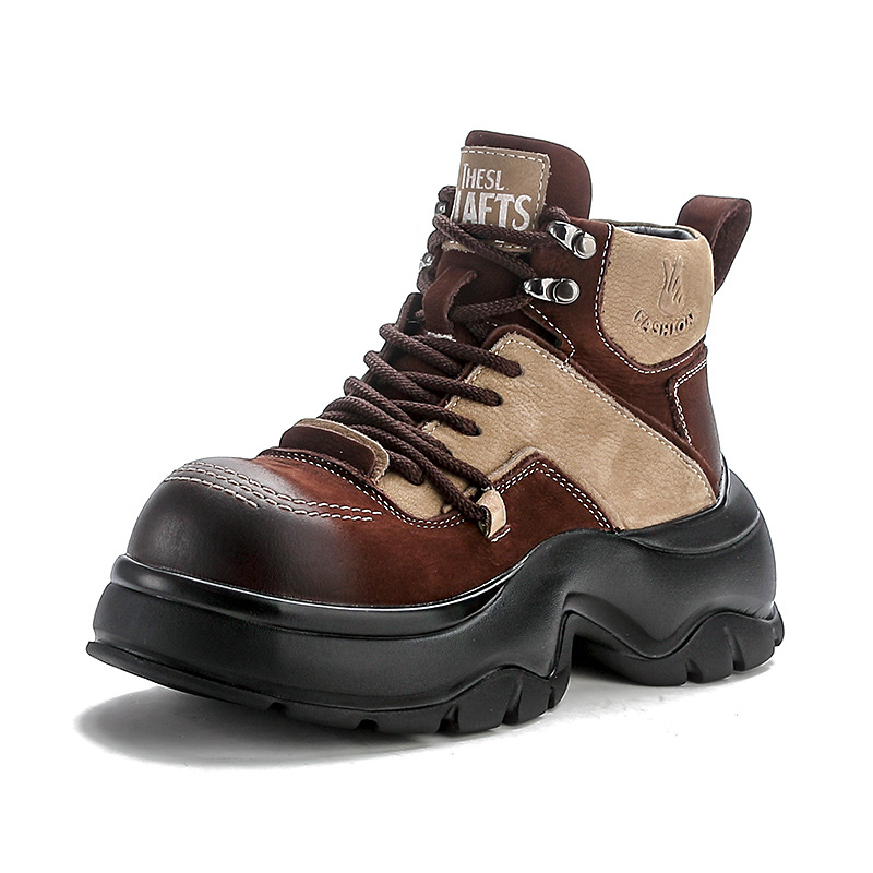 Bottines compensées en cuir vé - Ethnic Fashion Style avis et prix