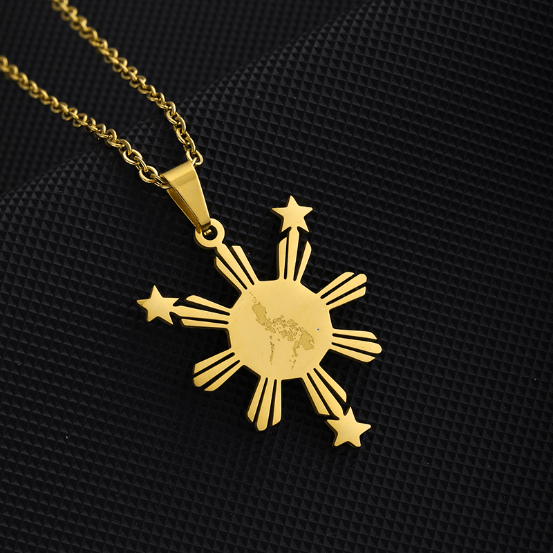 Collier avec pendentif en acie - Ethnic Fashion Philippines avis et prix