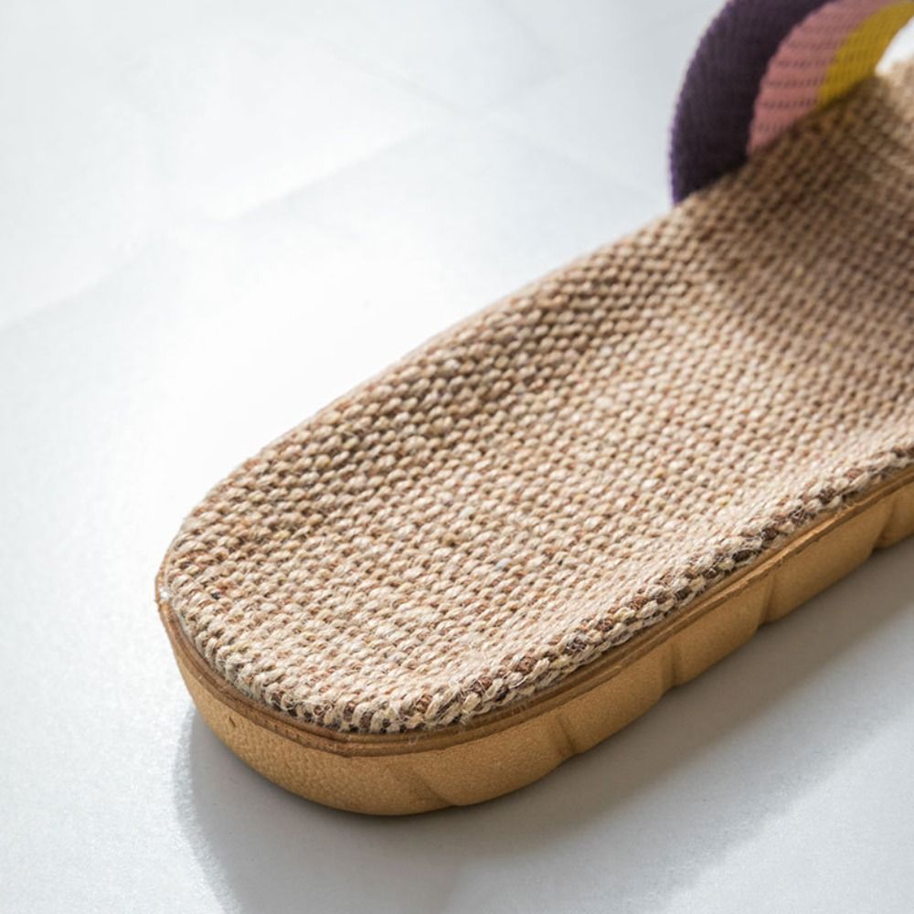 Chaussons croisés en lin style - Ethnic Fashion Style avis et prix